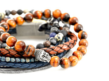 Tiger Eye Beaded Bracelet