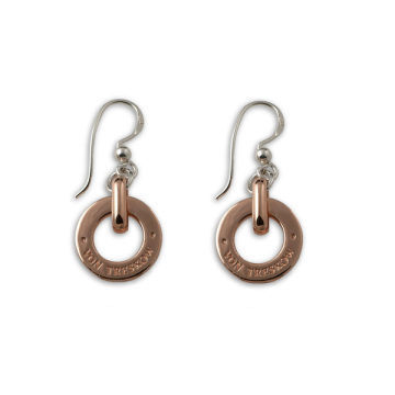 VON TRESKOW DISC EARRINGS