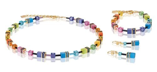 Geo Cube Fresh Rainbow Necklace