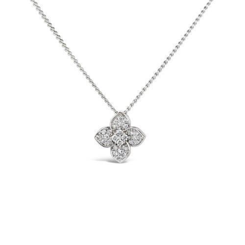 Floral Diamond Pendant