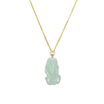 Green PiXiu Jade Pendant